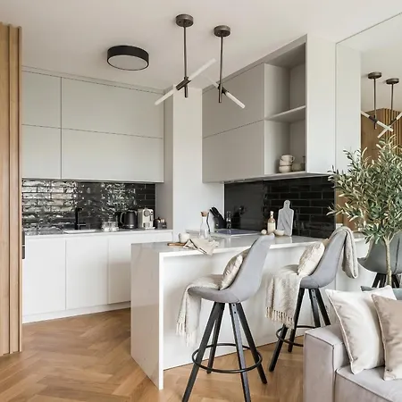公寓 Golden - Luxury 2-bedroom, Mennica Residence&166